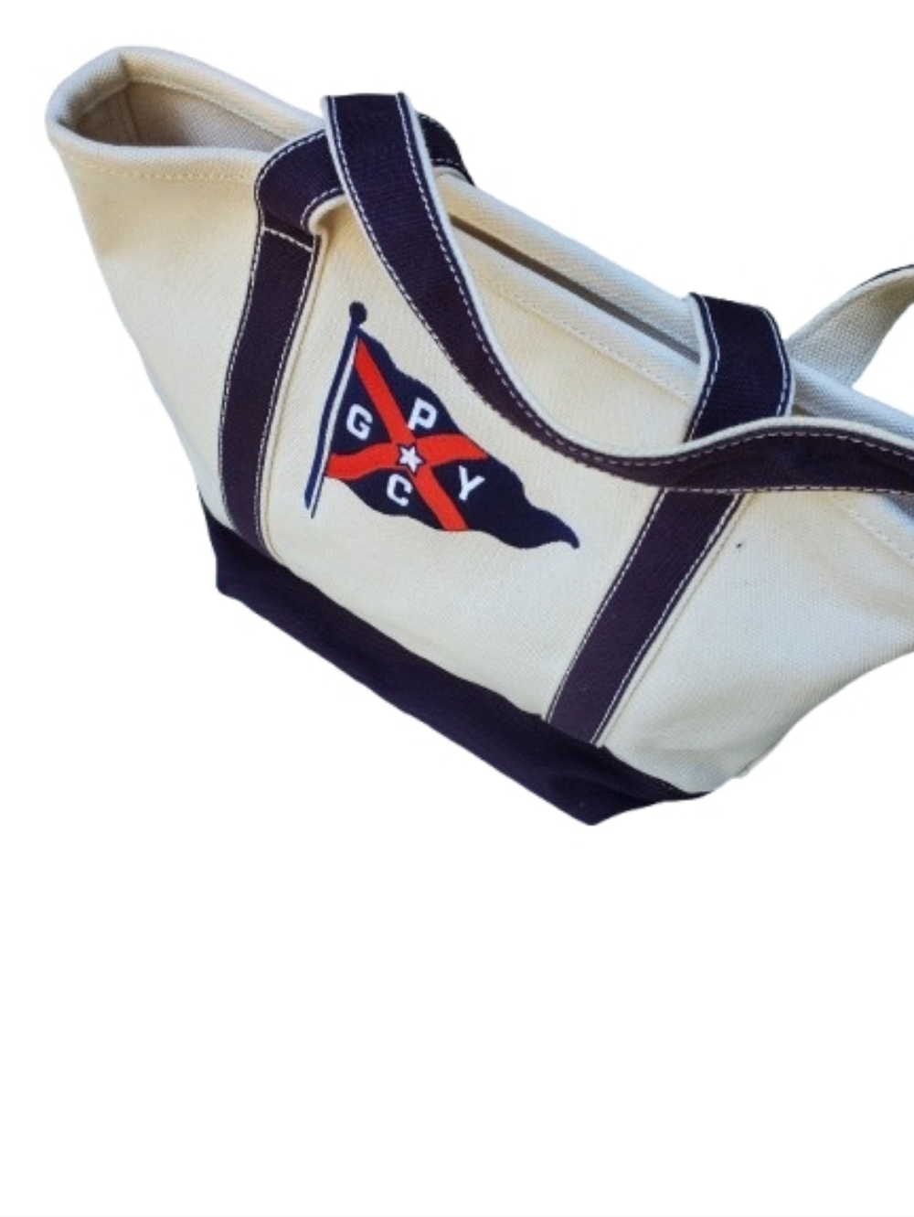 Lands End Grosse Pointe Yacht Club Canvas Tote